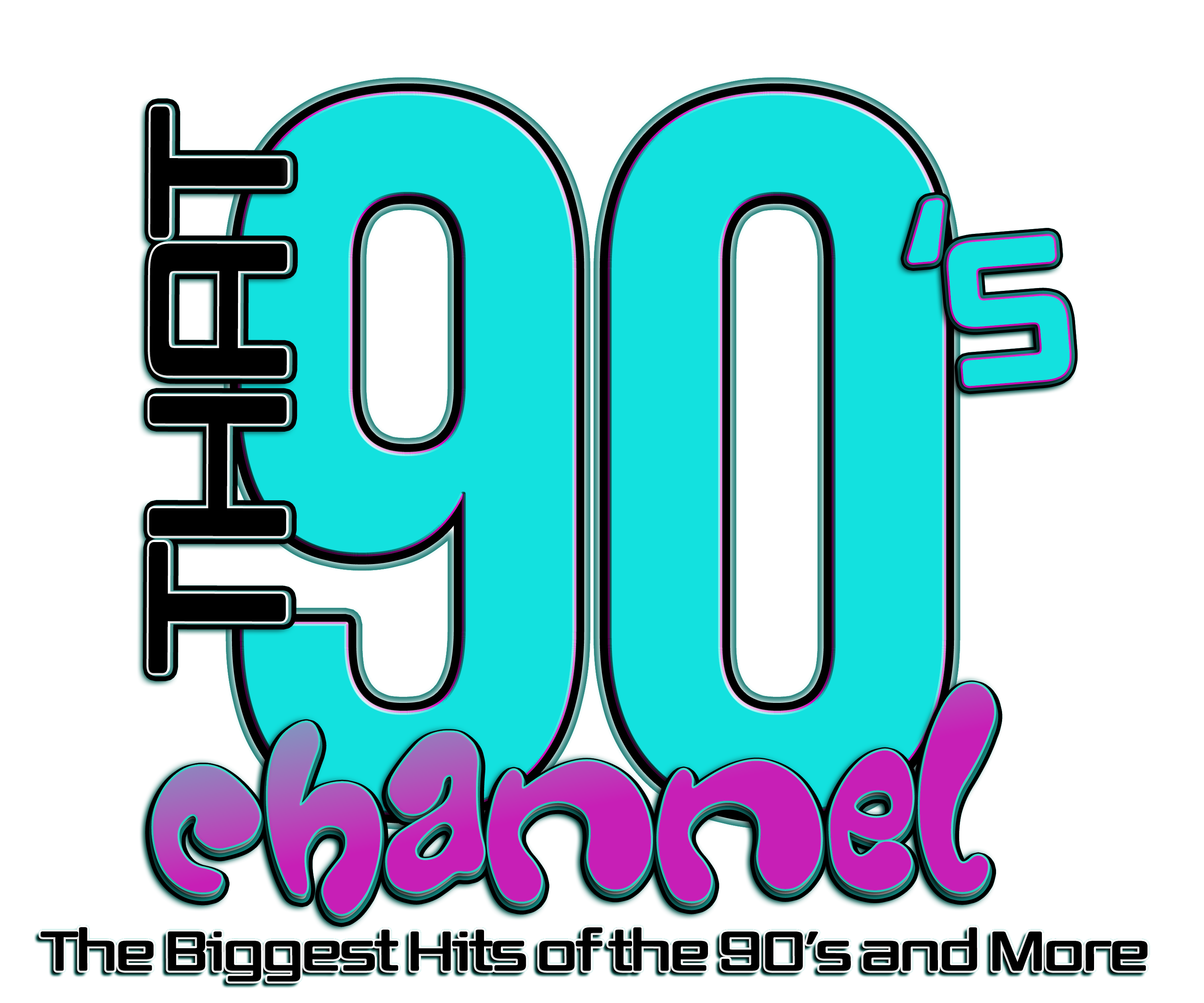 That 90's Channel transparent teal with phrase